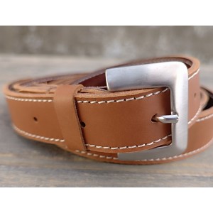 CEINTURE CUIR CAMEL | L’élégante